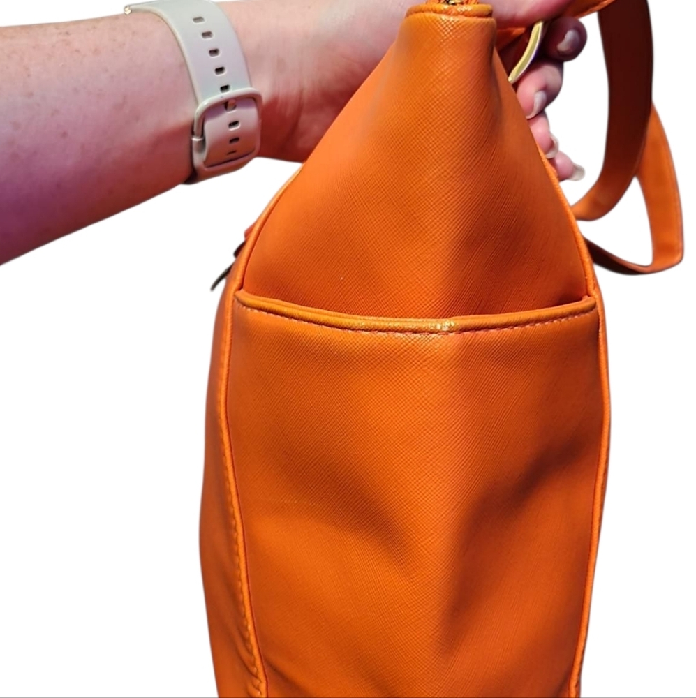 IMAN Bright Orange Tote Bag - Picture 8 of 13